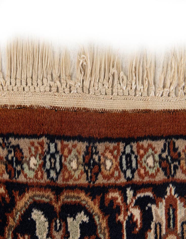 Detail image of  3' 2 x 5' 4  Hand Knotted Bokhara Oriental Wool Rug