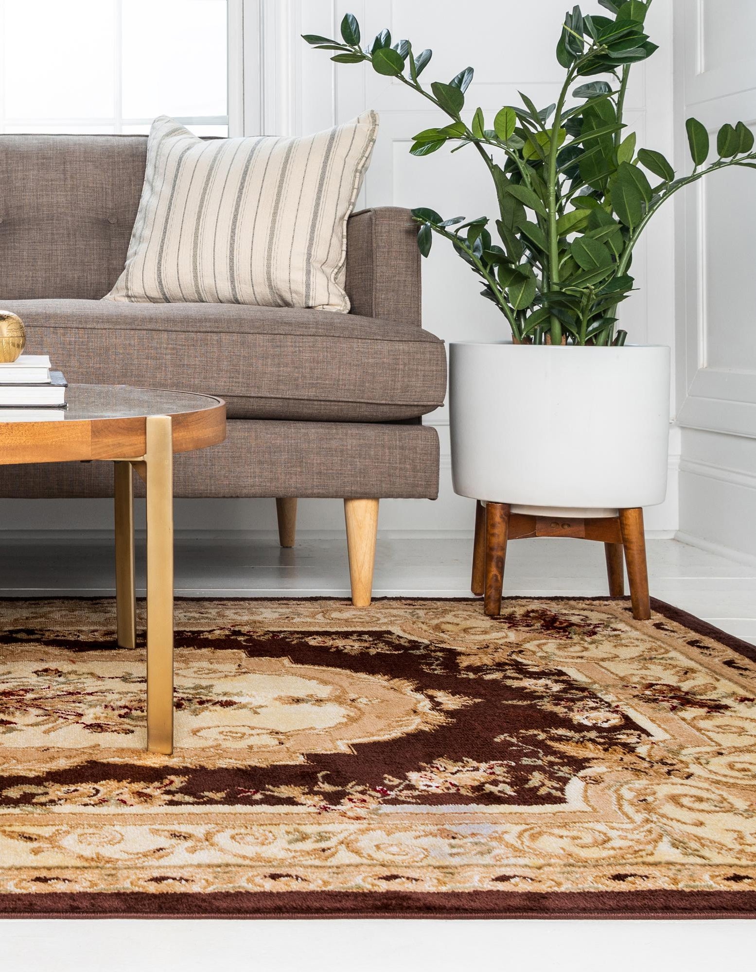 Brown 2' x 3' Chateau Rug | Rugs.com