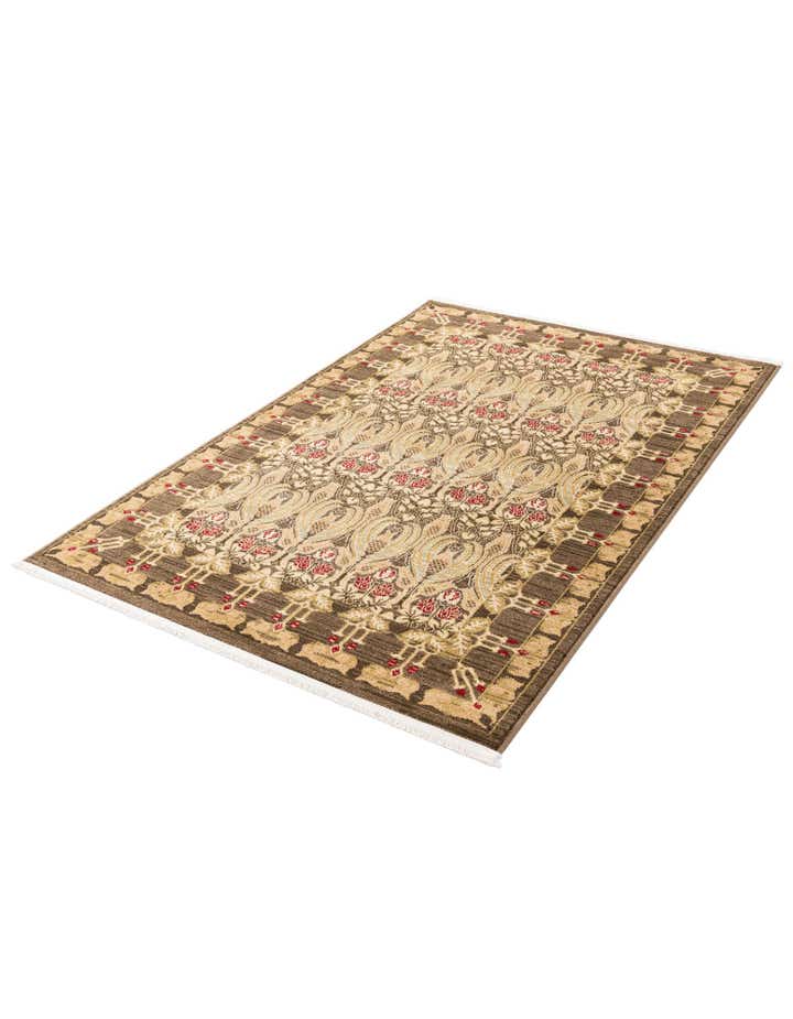 Brown 4' 1 x 6' 1 Chelsea Rug | Rugs.com