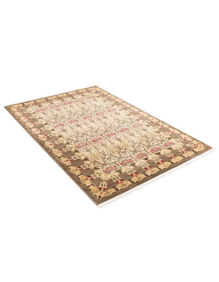 Brown 4' 1 x 6' 1 Chelsea Rug | Rugs.com