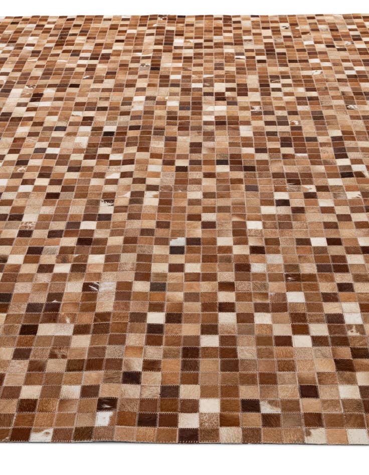 Detail image of  7' 11 x 9' 9 Cowhide - Patchwork Rug