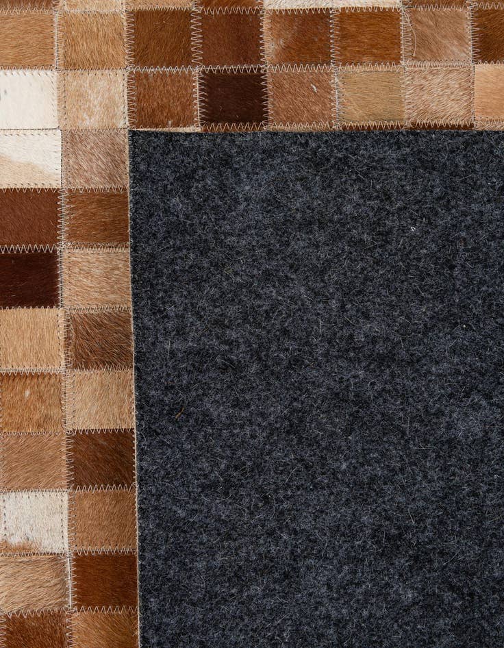 Detail image of  7' 11 x 9' 9 Cowhide - Patchwork Rug