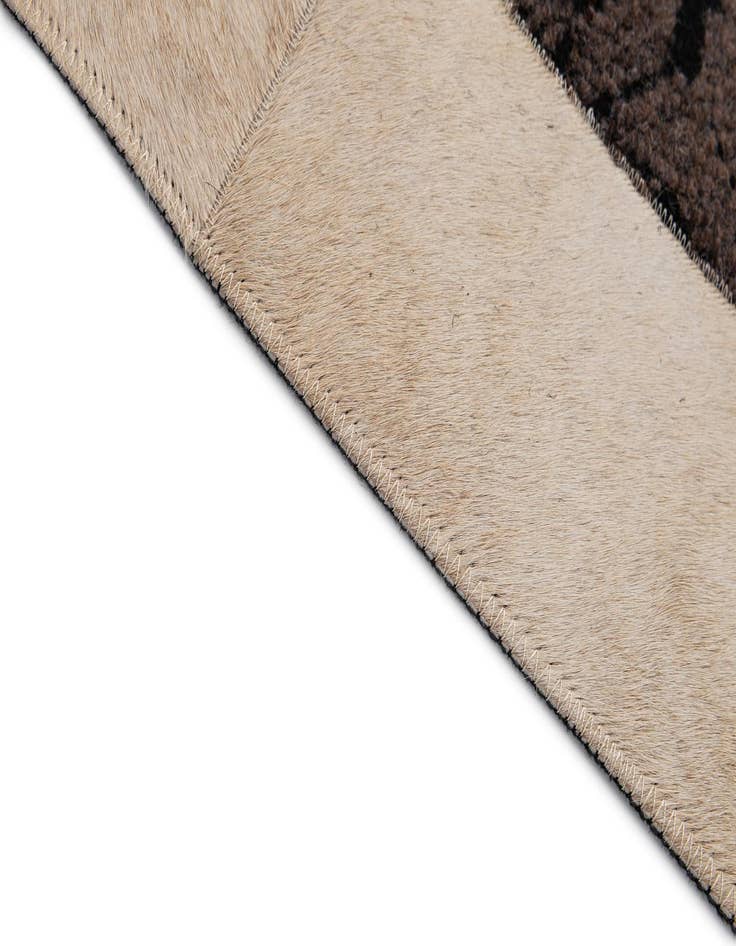 Detail image of  5' x 8' 1 Cowhide - Patchwork Rug