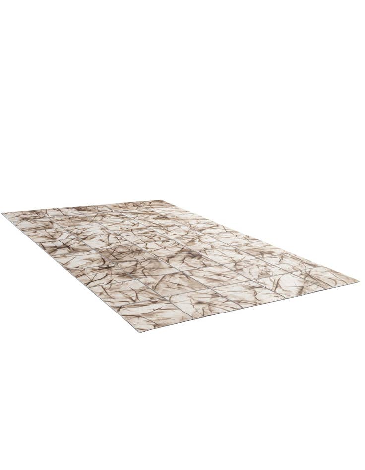 Detail image of  4' 11 x 7' 11 Cowhide - Patchwork Rug