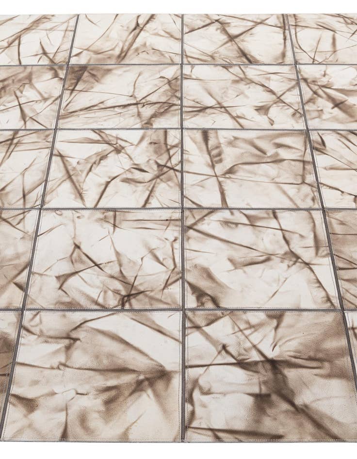 Detail image of  4' 11 x 7' 11 Cowhide - Patchwork Rug