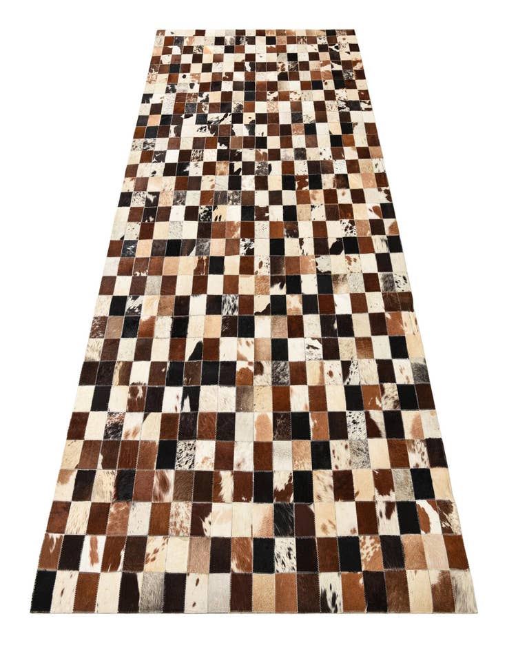 Detail image of  5' x 8' Cowhide Leather Rug