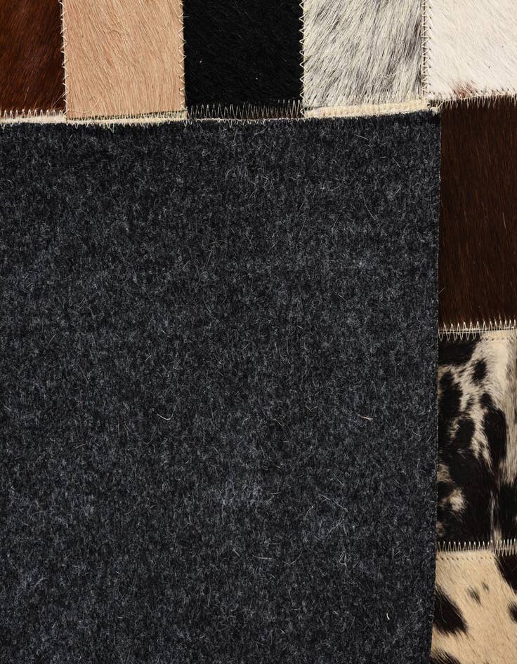 Detail image of  5' x 8' Cowhide Leather Rug