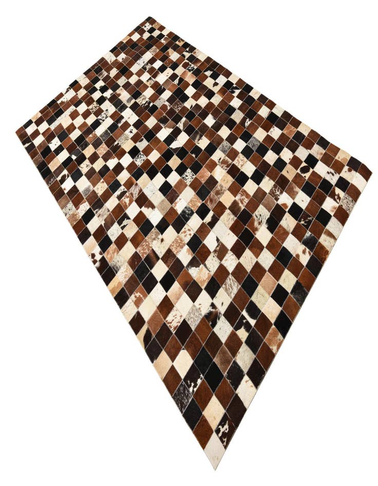 Detail image of  5' x 8' Cowhide Leather Rug