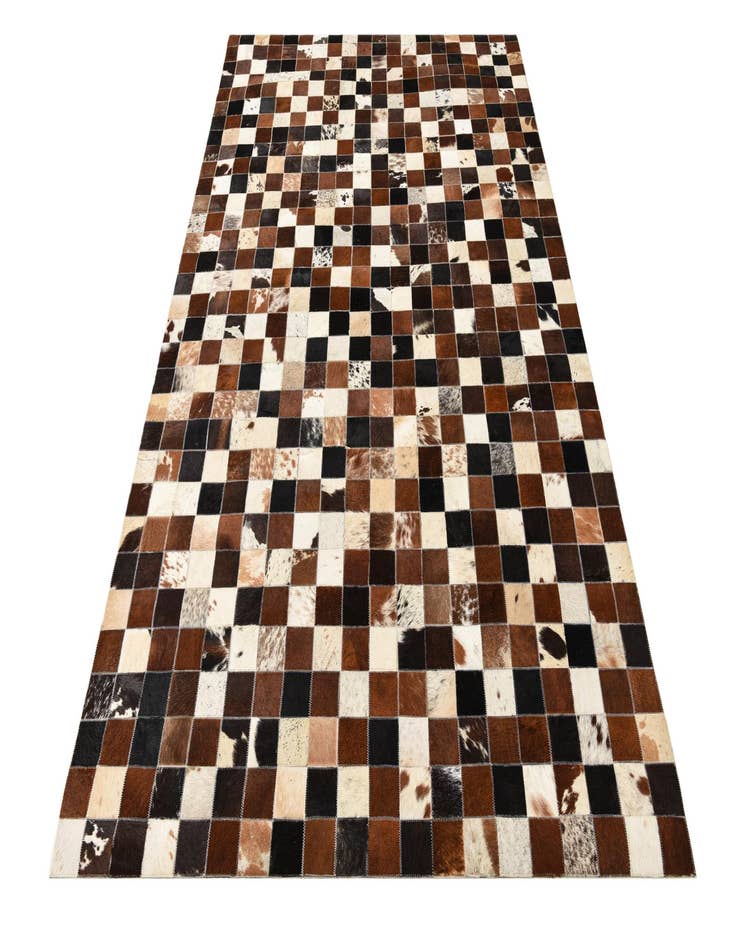 Detail image of  5' x 8' Cowhide Leather Rug