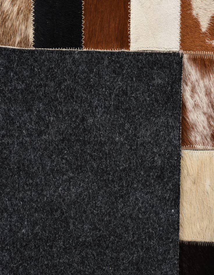 Detail image of  5' x 8' Cowhide Leather Rug