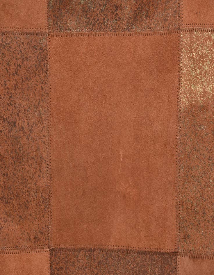 Detail image of  2' 1 x 3' 1 Cowhide Leather Rug