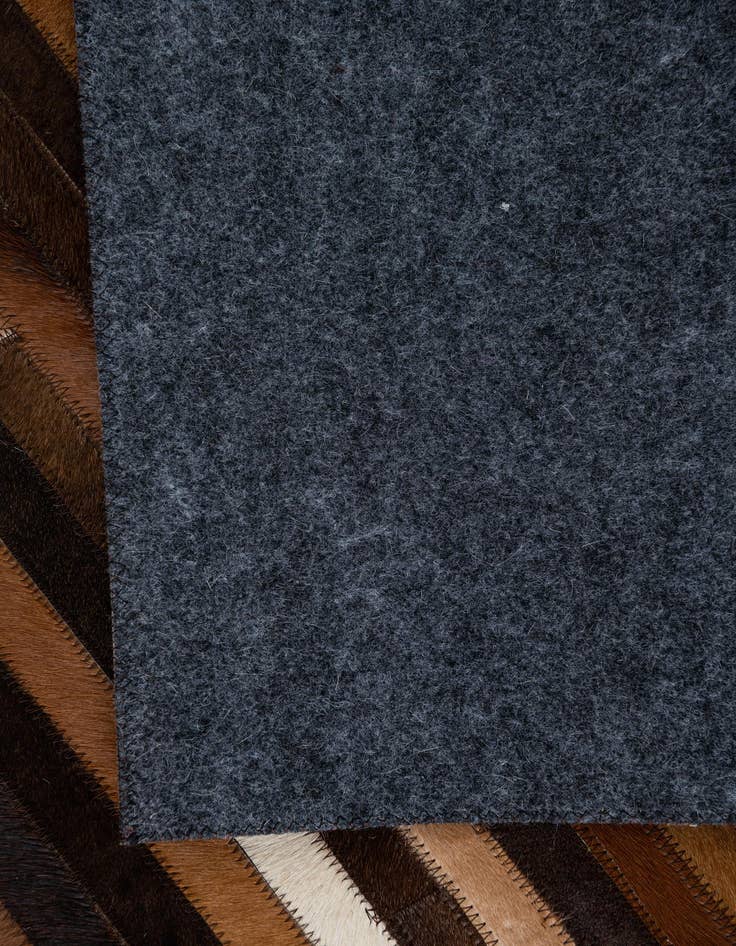 Detail image of  5' 1 x 7' 10 Cowhide Leather Rug