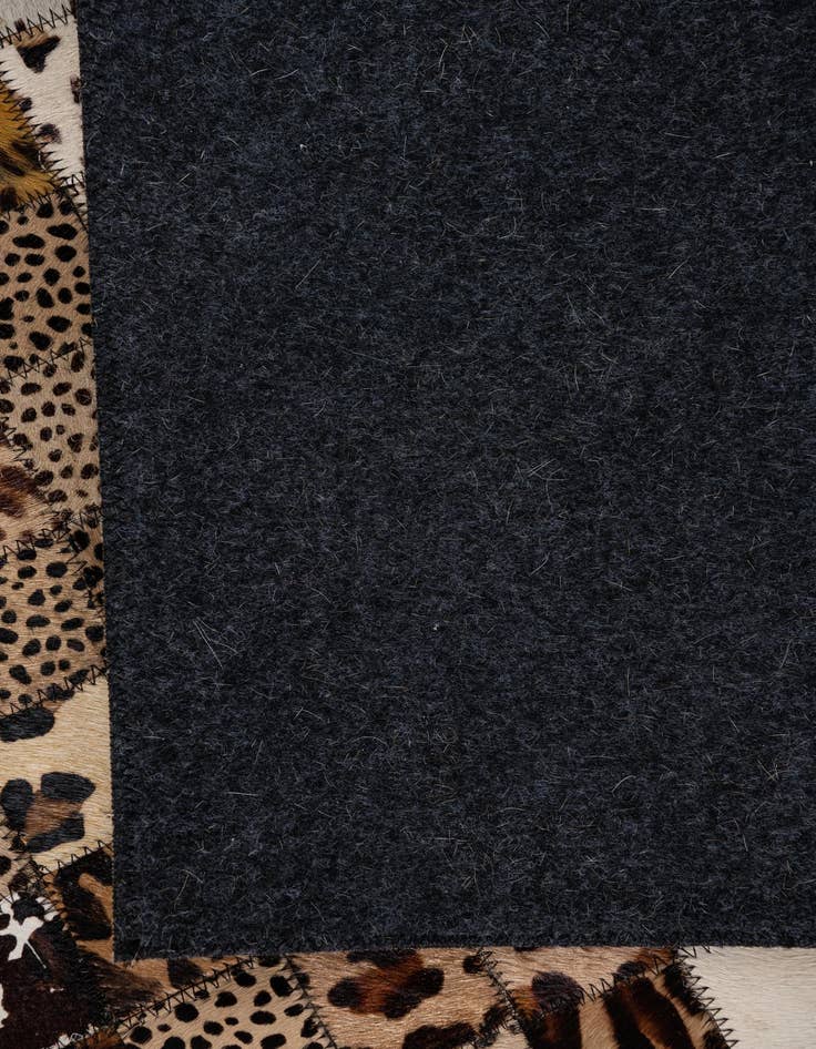 Detail image of  5' 1 x 8' Cowhide Leather Rug