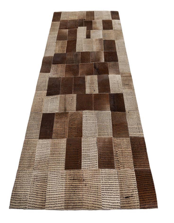 Detail image of  5' x 8' 1 Cowhide Leather Rug