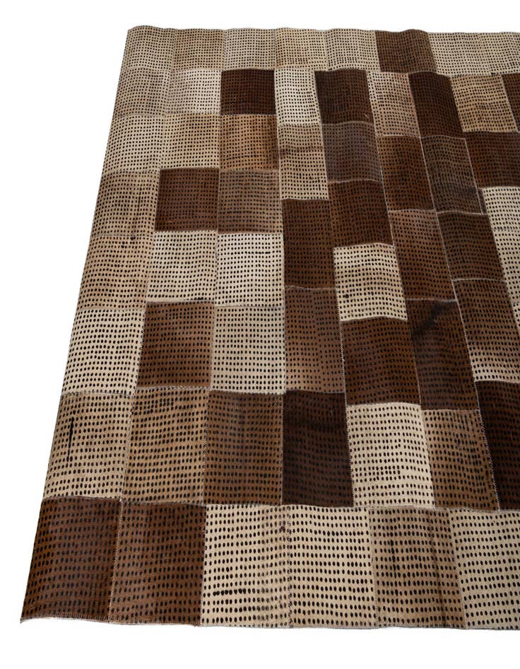 Detail image of  5' x 8' 1 Cowhide Leather Rug
