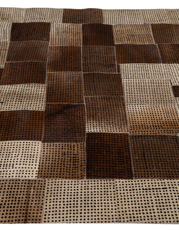 Detail image of  5' x 8' 1 Cowhide Leather Rug
