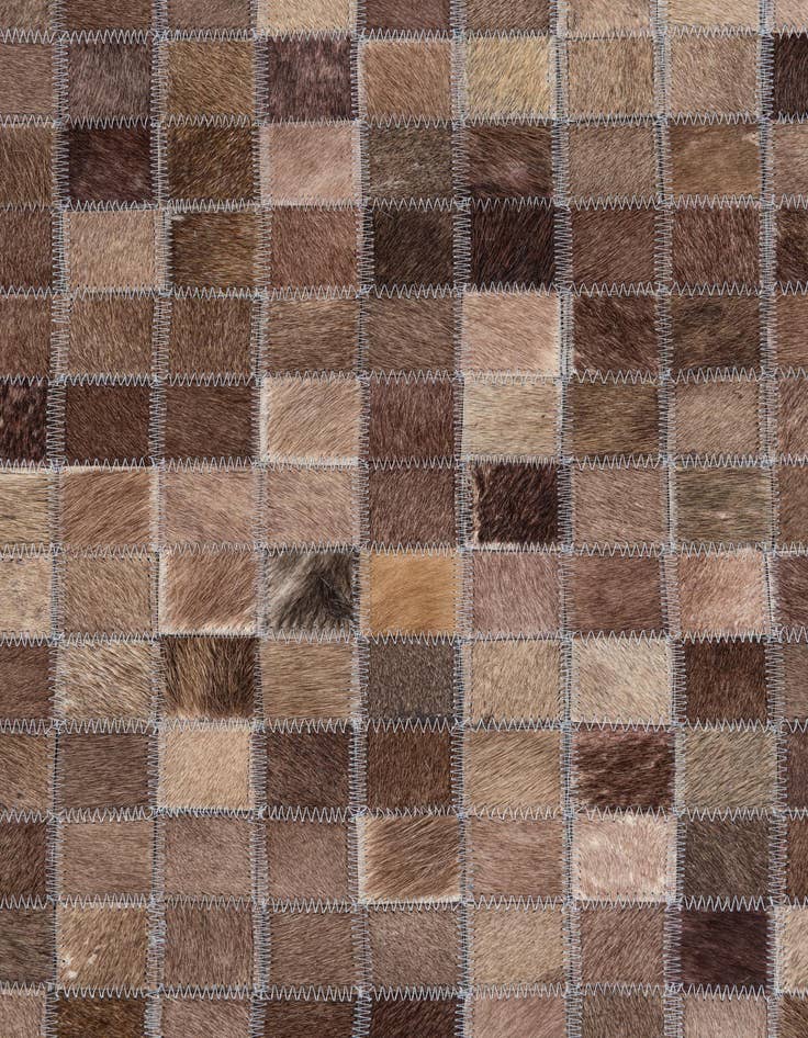 Detail image of  5' x 8' Cowhide Leather Rug