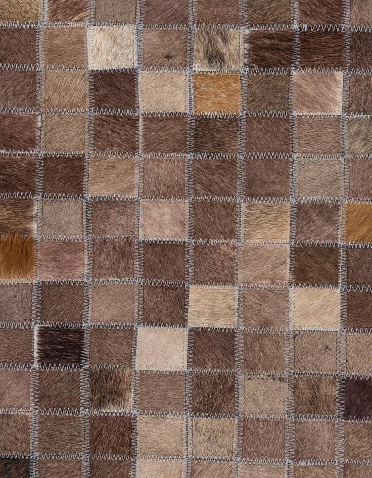Detail image of  5' x 8' Cowhide Leather Rug