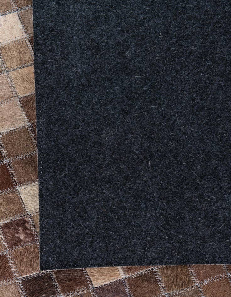 Detail image of  5' x 8' Cowhide Leather Rug