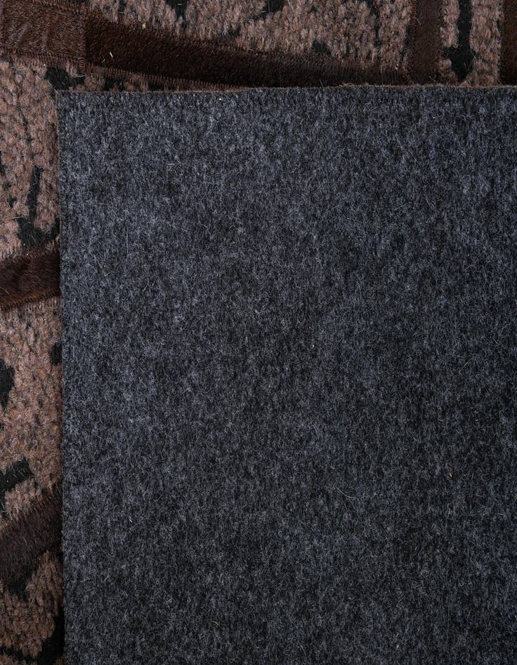 Detail image of  5' 2 x 8' Cowhide Leather Rug