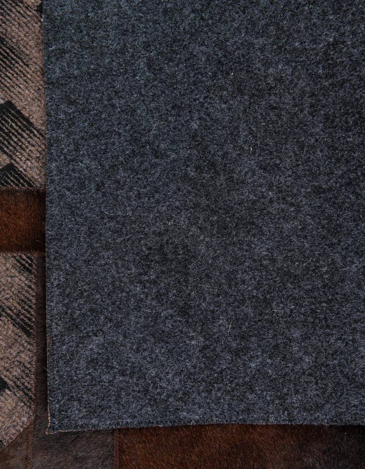 Detail image of  5' 1 x 8' Cowhide Leather Rug