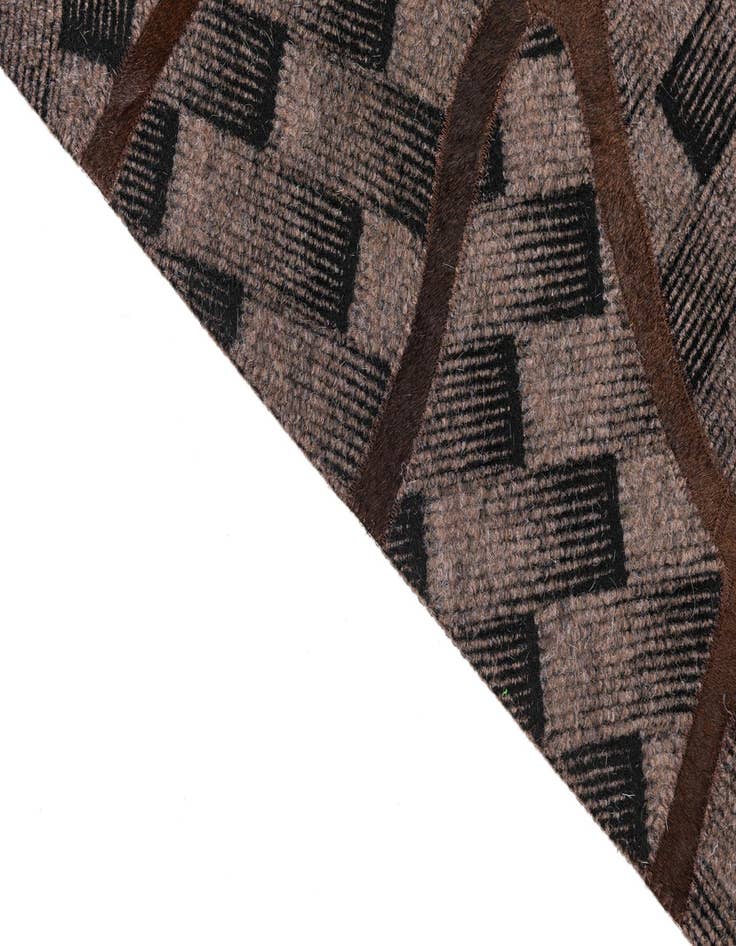 Detail image of  5' 1 x 8' Cowhide Leather Rug