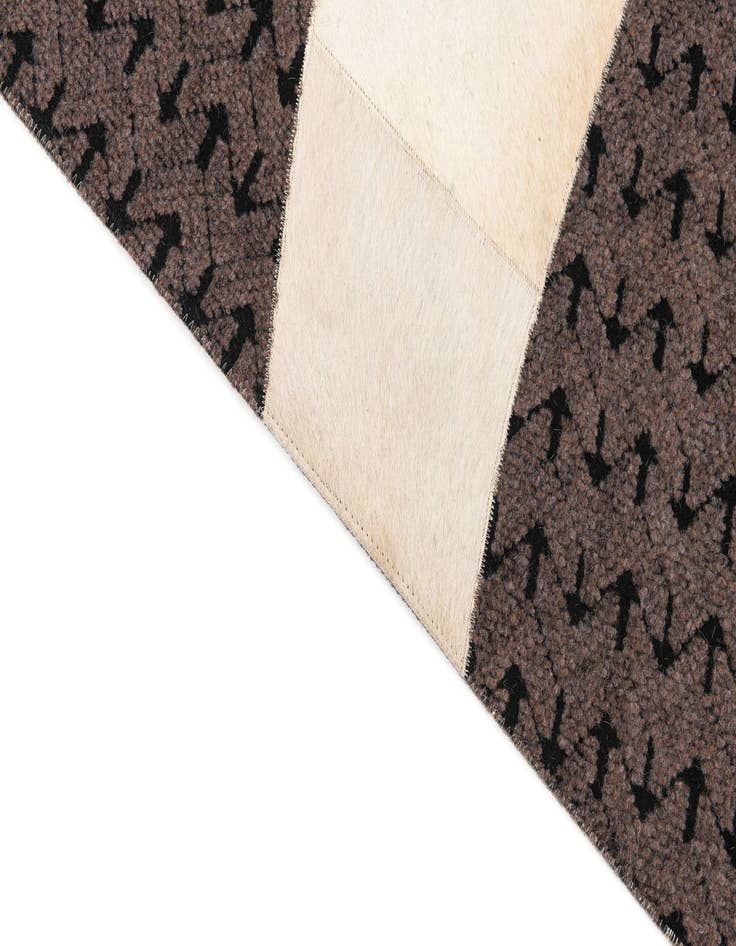 Detail image of  5' x 8' Cowhide Leather Rug