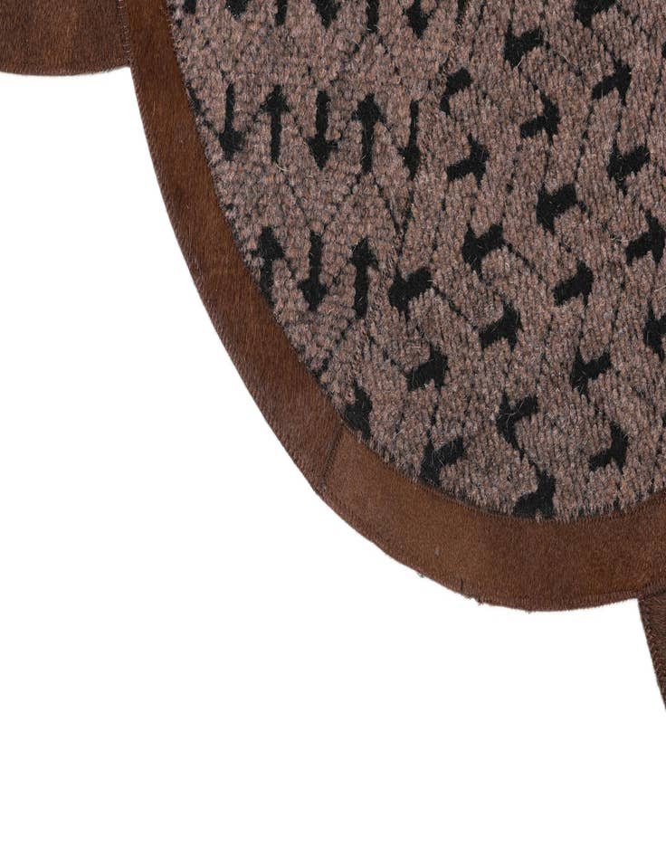 Detail image of  5' x 8' Cowhide Leather Rug