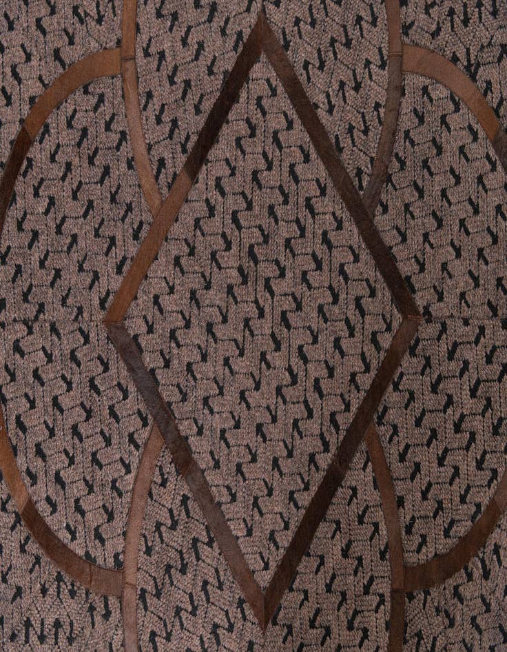 Detail image of  5' x 8' Cowhide Leather Rug