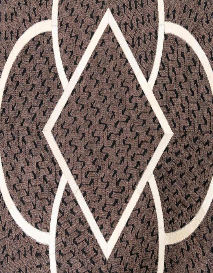 Detail image of  5' x 8' Cowhide Leather Rug
