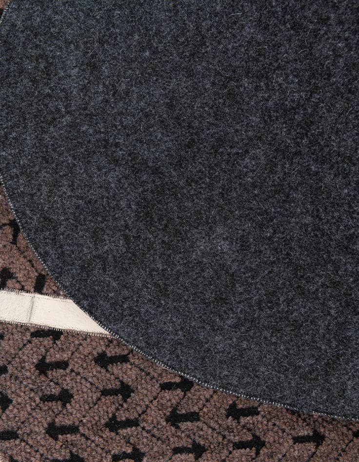 Detail image of  5' x 8' Cowhide Leather Rug