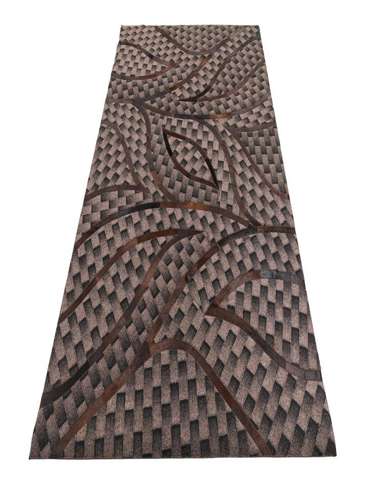 Detail image of  5' x 8' Cowhide Leather Rug