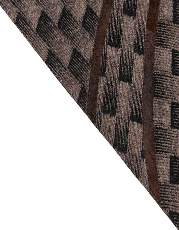 Detail image of  5' x 8' Cowhide Leather Rug