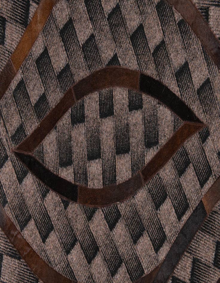 Detail image of  5' x 8' Cowhide Leather Rug