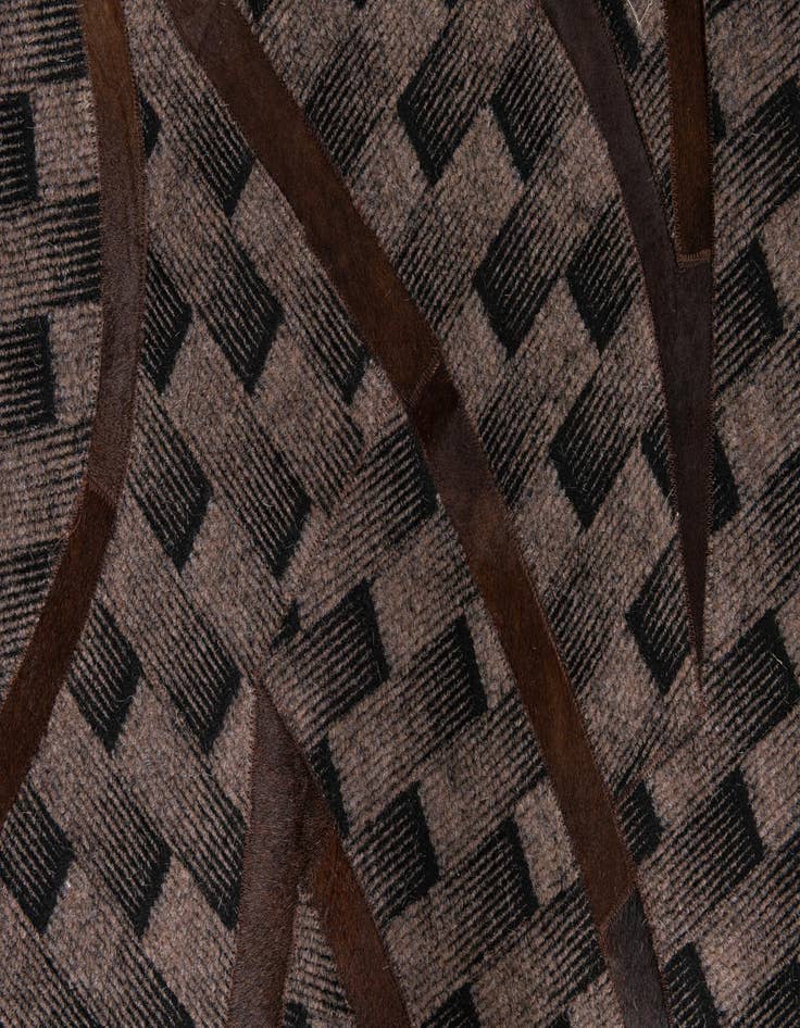 Detail image of  5' x 8' Cowhide Leather Rug