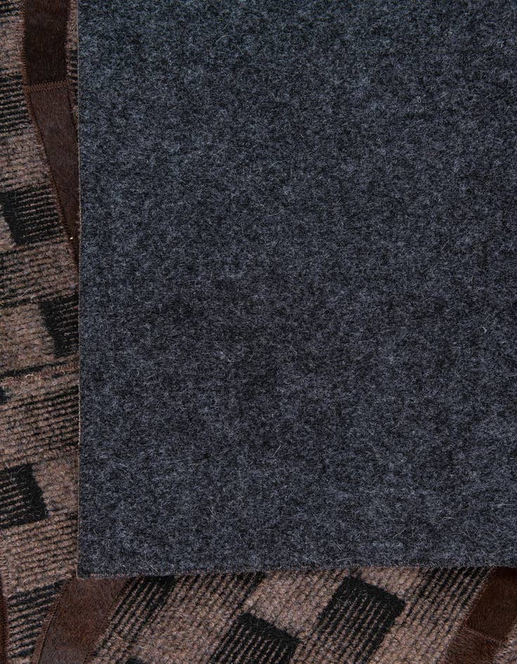 Detail image of  5' x 8' Cowhide Leather Rug