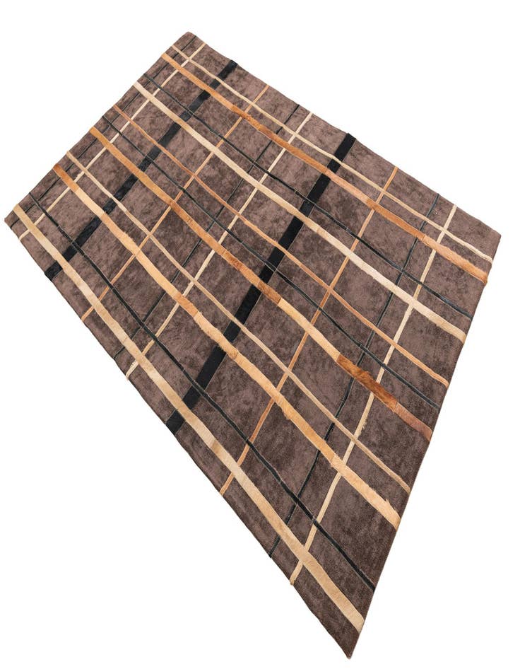 Detail image of  4' x 6' Cowhide Leather Rug