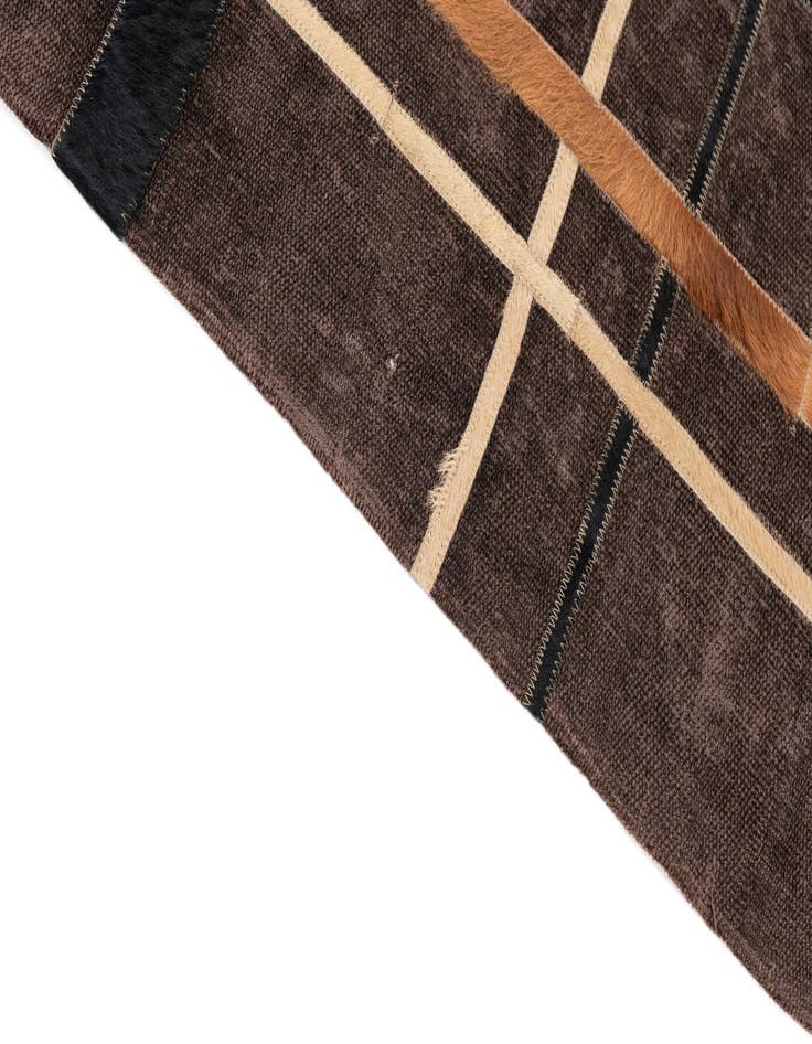 Detail image of  4' x 6' Cowhide Leather Rug