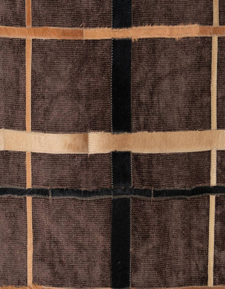 Detail image of  4' x 6' Cowhide Leather Rug