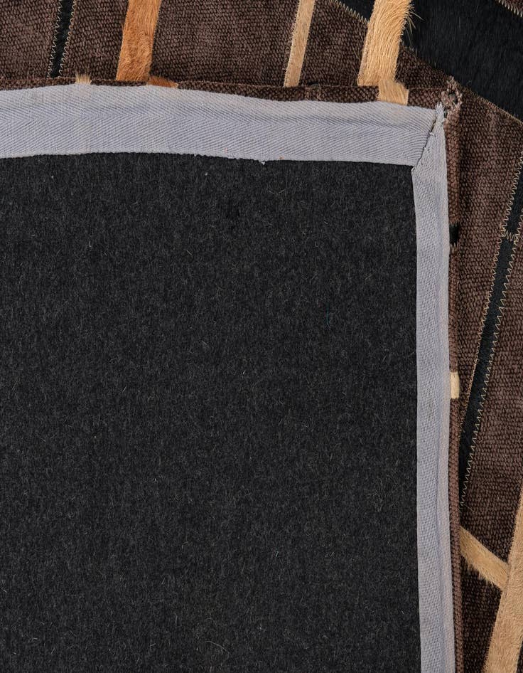 Detail image of  4' x 6' Cowhide Leather Rug