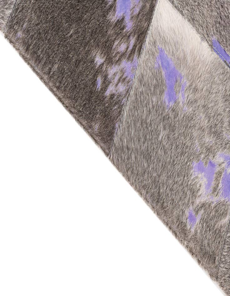 Detail image of  4' x 5' 9 Cowhide Leather Rug