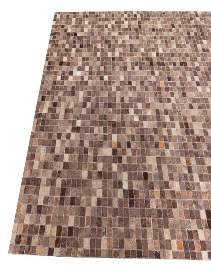 Detail image of  5' x 8' Cowhide Leather Rug