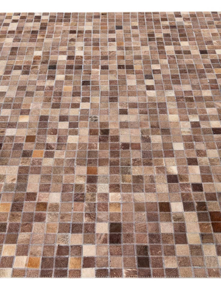 Detail image of  5' x 8' Cowhide Leather Rug