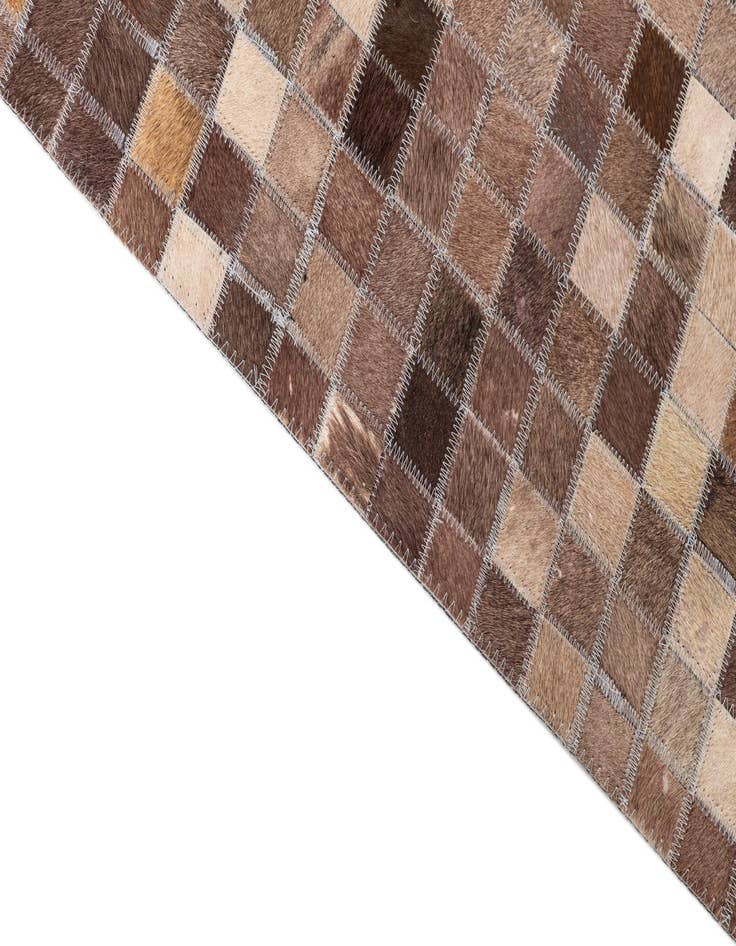 Detail image of  5' x 8' Cowhide Leather Rug