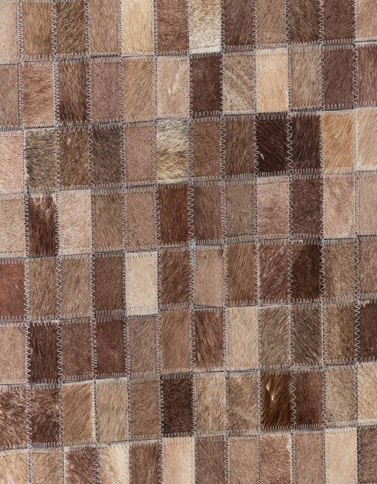 Detail image of  5' x 8' Cowhide Leather Rug