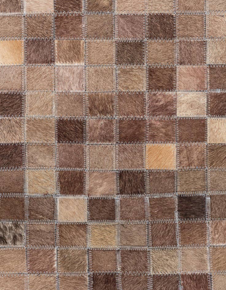 Detail image of  5' x 8' Cowhide Leather Rug