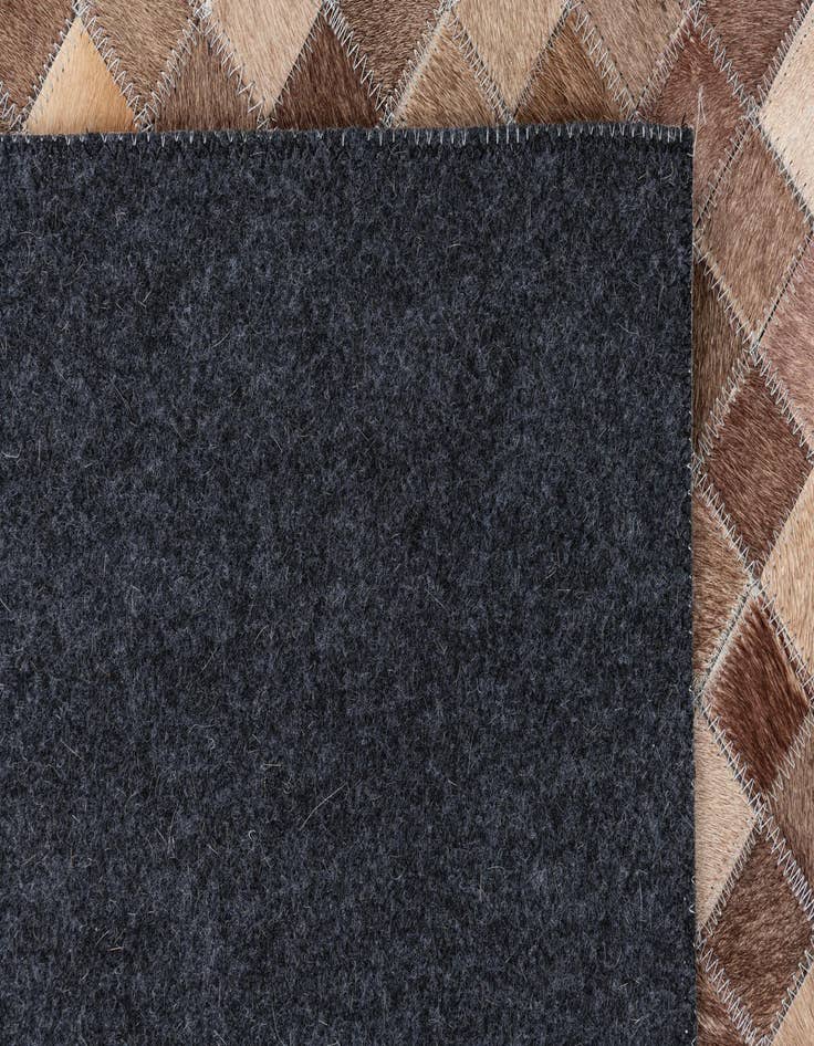 Detail image of  5' x 8' Cowhide Leather Rug