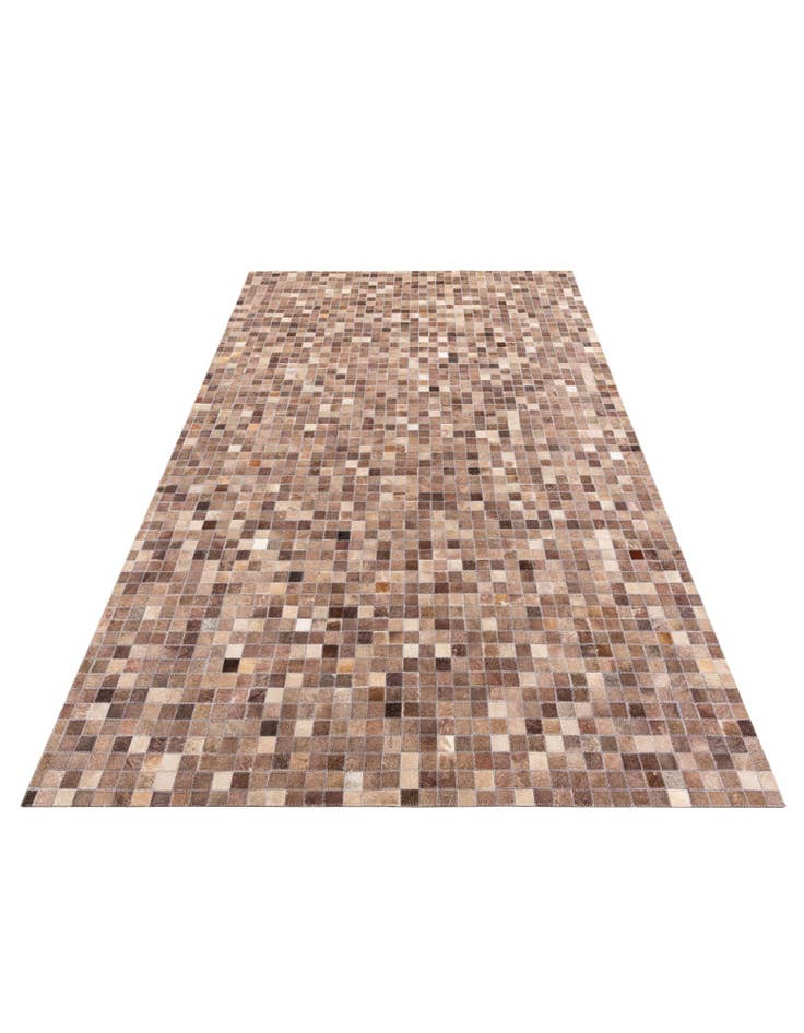 Detail image of  5' x 8' Cowhide Leather Rug