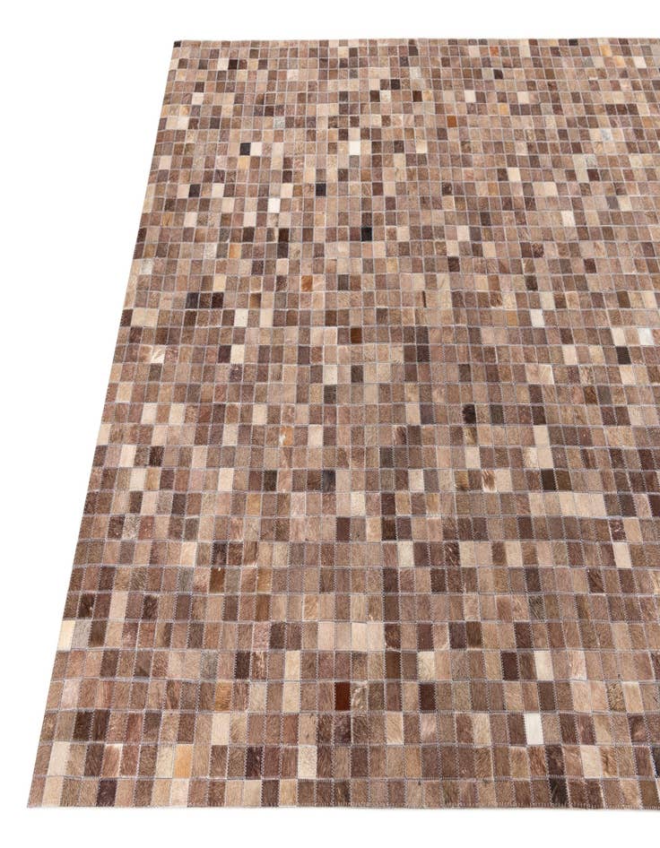 Detail image of  5' x 8' Cowhide Leather Rug