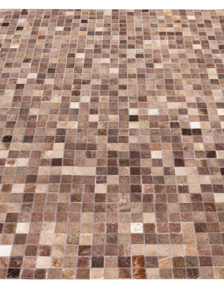 Detail image of  5' x 8' Cowhide Leather Rug